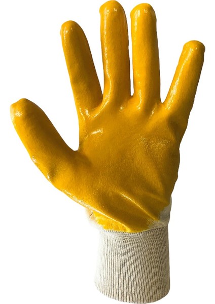 SG61 Extra Kalın Nitril Aşınmaya Dayanıklı Mekanik İş Eldiveni 12'li Paket