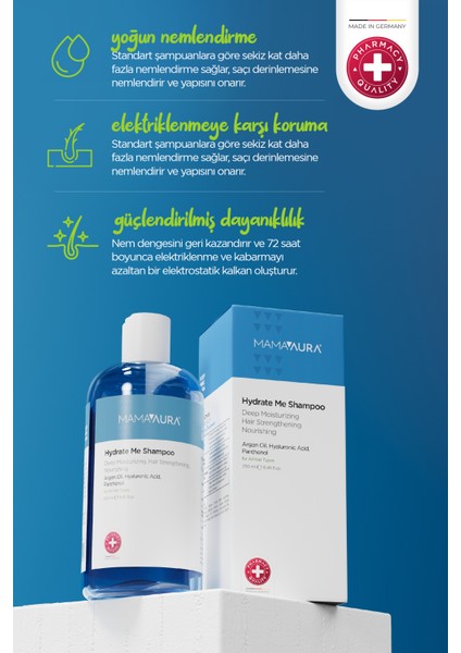 Nemlendirici Bakım Şampuanı - Hydrate Me Shampoo 250 Ml modelleri