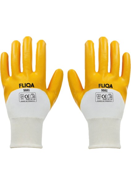 SG61 Nitril Aşınmaya Dayanıklı Mekanik İş Eldiveni 12'li Paket fiyatları
