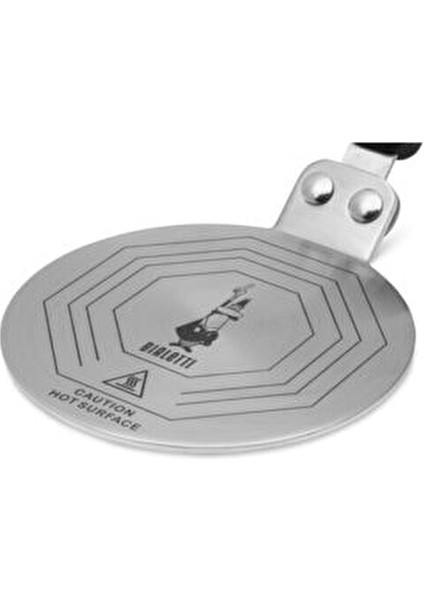 Moka Pot İndüksiyon Dönüştürücü Paslanmaz Çelik 25.5x13x5.5 cm Mükemmel Isı Aktarımı