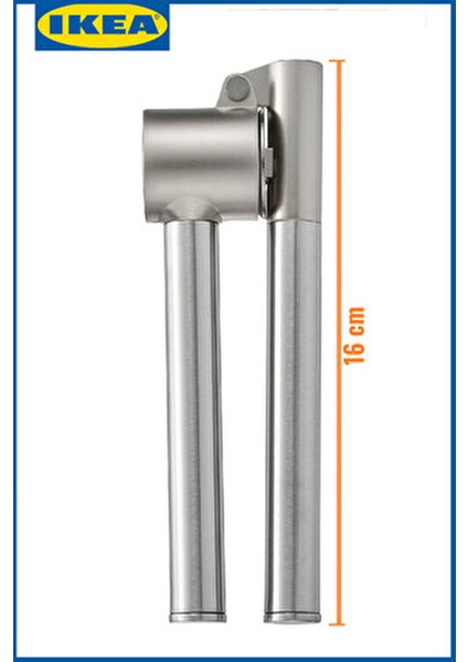 Frk Koncıs Paslanmaz Çelik Sarımsak Ezici Kolay Temizlenebilir 16 cm Uzunluk