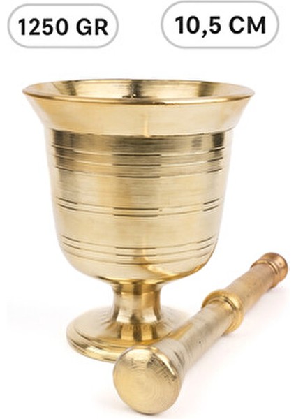 Pirinç Havan El Yapımı Bakır Mutfak Gereci 9.5 cm Ağız Çapı ile Şık Tasarım fırsatları