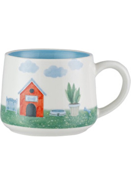 Figürlü Porselen Kupa Renkli 380 ml Kahve ve Çay Servisi İçin modelleri