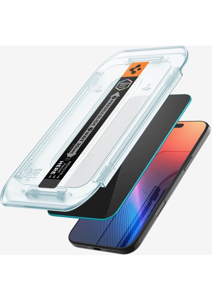 iPhone 17 Pro Max / 16 Pro Max ile Uyumlu Hayalet Cam Ekran Koruyucu AluminaCore™ iyonlaştırılmış Güçlendirilmiş Cam Teknolojisi Kolay Kurulum GLAS.tR EZ Fit Privacy HD (2 Adet) - AGL07908 fiyatları