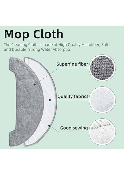 13PCS Imou L11 L11 Pro Robot Vakum Süpürücü Ana Yan Fırça Hepa Filtre Mop Bez Toz Çantası (Yurt Dışından) fiyatları