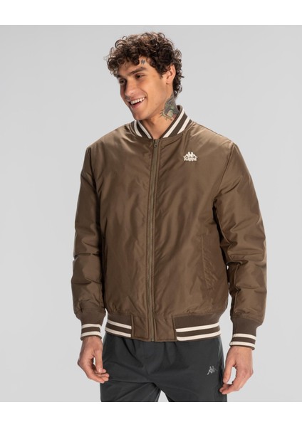 Yeşil Erkek Dik Yaka Mont 371Q6BWX5P-X Authentıc Gomın fırsatları