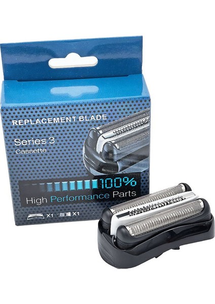 Braun Series 3 301S, 310S, 320S, 330S, 340S, 360S, 380S, 3000S, 3020S, 3040S, 3080S Için 32B Tıraş Makinesi Başlığı Yedeği (Yurt Dışından)
