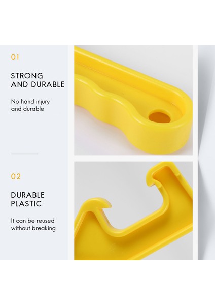 5 Galonluk Plastik Kovalar ve Küçük Kova-Sarı Dayanıklı Plastik Açıcı Aracı Üzerinde Kova Kapağı Anahtarı/asansör Kapakları (Yurt Dışından) indirimleri