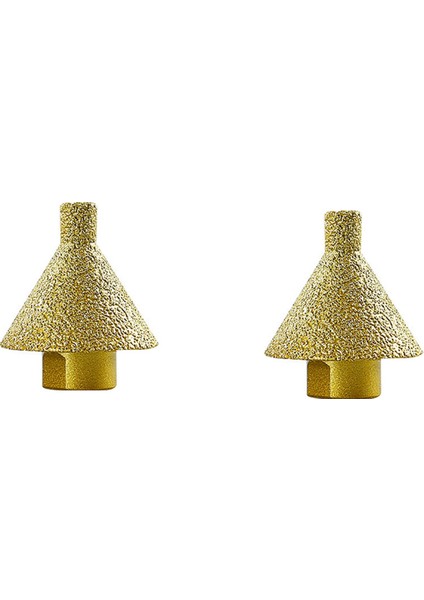 2x M10 Elmas Eğitim Pahsal Bit Deliği Matkap Yaratma Konisi Oyma Parlatıcı Taşlama Tekerleği 45MM (Yurt Dışından)