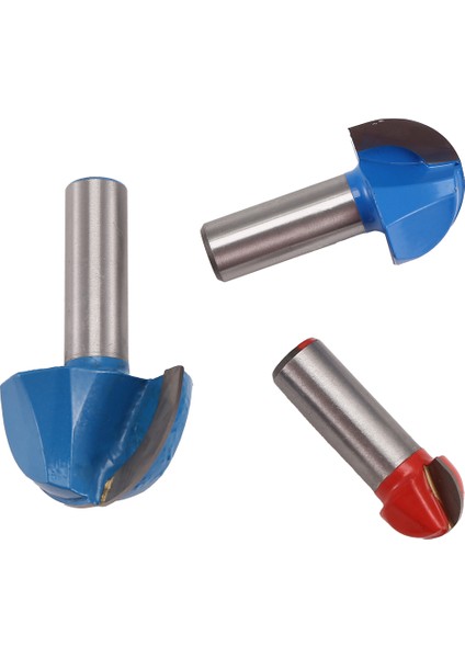 3pcs Yönlendirici Bitleri 1/2 Inç Şafak Çekirdek Kutu Yönlendirici Bit Seti Çap 3/4inch 1-1/4inch 1-5/8inch Yuvarlak Burun Bit Seti (Yurt Dışından) fiyatları