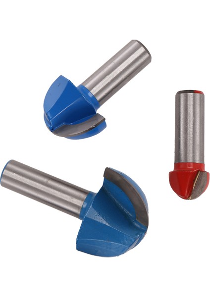3pcs Yönlendirici Bitleri 1/2 Inç Şafak Çekirdek Kutu Yönlendirici Bit Seti Çap 3/4inch 1-1/4inch 1-5/8inch Yuvarlak Burun Bit Seti (Yurt Dışından) modelleri