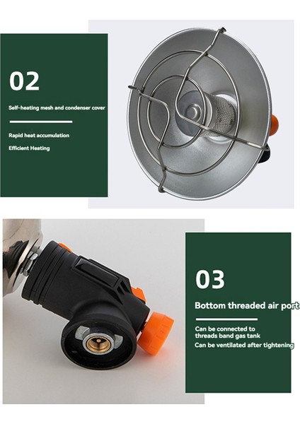 Açık Hava Taşınabilir Isıtıcı Kamp Gaz Küçük Güneş Kış Dış Mekan Seyahat Isıtma ve Kurtarma Ekipmanları (Gaz Tankı Olmadan) (Yurt Dışından) fiyatları