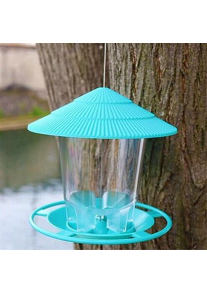 Bahçe çardak asılı vahşi kuş besleyici dış konteyner evcil hayvan kuş besleme ev tipi kuş besleyici yeşil (Yurt Dışından) modelleri