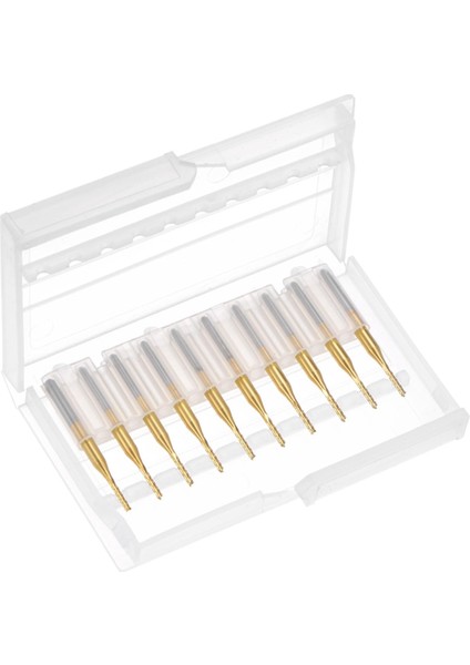 10 Adet Titanyum Ceket Karbür Uç Fabrikası Gravür Freze Kesici Cnc Yönlendirici Bitleri Pcb Makinesi Için 1/8 Inç Sap 1 4mm (Yurt Dışından) indirimleri