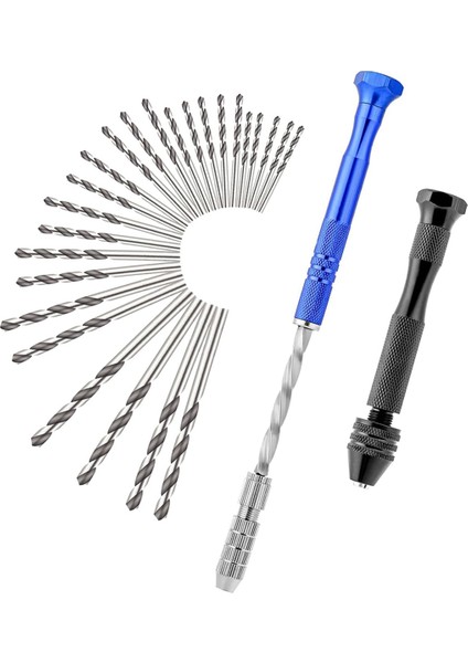 Reçine Döküm Için 25PC 0 5-3 mm Küçük Metal Manuel Matkap Bitleri ile Mikro Tip Pim Arası Mengene ve Bükülme Handdlill Rottery Aracı (Yurt Dışından)