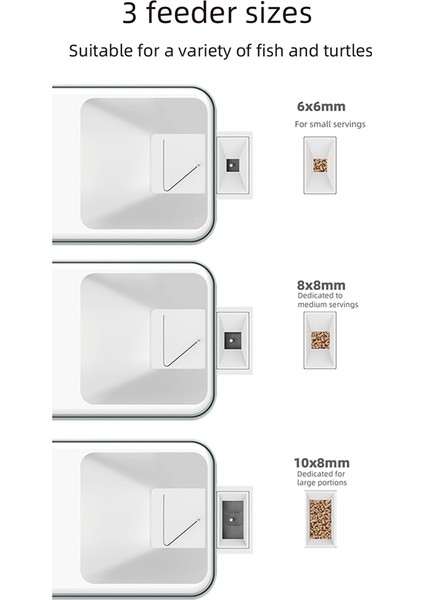 Akvaryum tankı için akıllı balık besleyici 450ml büyük kapasiteli wifi otomatik besleyiciler zamanlayıcı besleme gıda dağıtıcısı (Yurt Dışından)