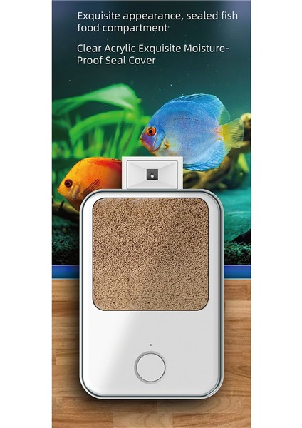 Akvaryum tankı için akıllı balık besleyici 450ml büyük kapasiteli wifi otomatik besleyiciler zamanlayıcı besleme gıda dağıtıcısı (Yurt Dışından) fiyatları