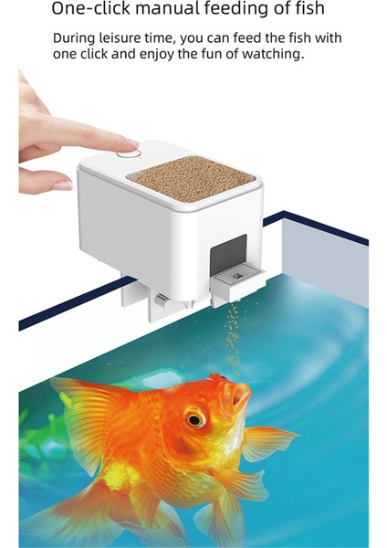 Akvaryum tankı için akıllı balık besleyici 450ml büyük kapasiteli wifi otomatik besleyiciler zamanlayıcı besleme gıda dağıtıcısı (Yurt Dışından) modelleri
