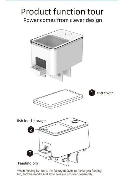 Akvaryum tankı için akıllı balık besleyici 450ml büyük kapasiteli wifi otomatik besleyiciler zamanlayıcı besleme gıda dağıtıcısı (Yurt Dışından) fırsatları