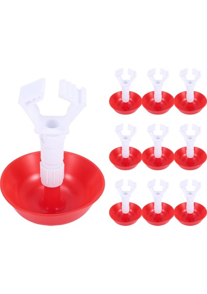 10PCS Kümes Hayvanları Tavuk Içen Asılı Bardaklar Civciv Otomatik Sucular Çiftlik Aksesuarları Için Çeşme Içiyor (Yurt Dışından) fiyatları