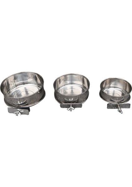 Kuş Besleyici Parrot Paslanmaz Çelik Gıda Kasesi Su geçirmez Bahçe Asılı Yabani Kuş Besleyici Kuş Aksesuarları, Tek Vida (Yurt Dışından)