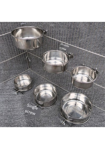 Kuş Besleyici Parrot Paslanmaz Çelik Gıda Kasesi Su geçirmez Bahçe Asılı Yabani Kuş Besleyici Kuş Aksesuarları, Tek Vida (Yurt Dışından) fiyatları