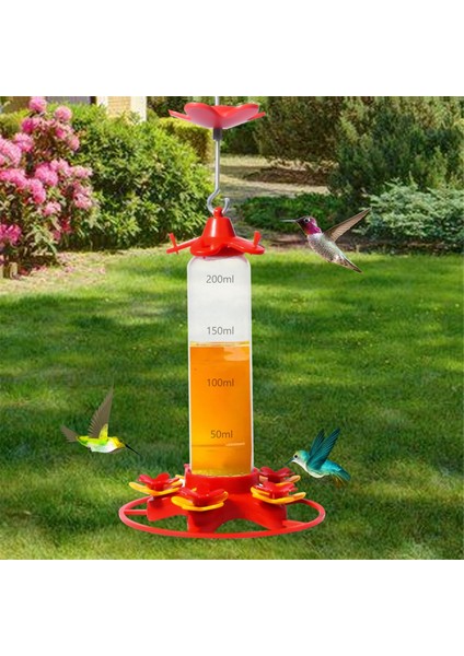 2pcs Kuş Besleyicisi 200ML Dış Mekan Için Plastik Besleyiciler, 5 Besleme Bağlantı Noktası ile Yerleşik Karınca Koruma-Düzüler Levrek ile (Yurt Dışından) indirimleri