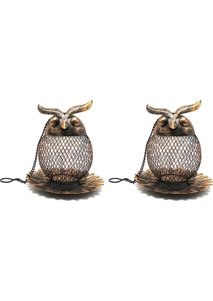 Açık bahçe vahşi kuş besleyici asılı kuş besleyicileri, metal örgü vahşi kuş besleyici dışarıdan bahçe avlusu dekor (Yurt Dışından)