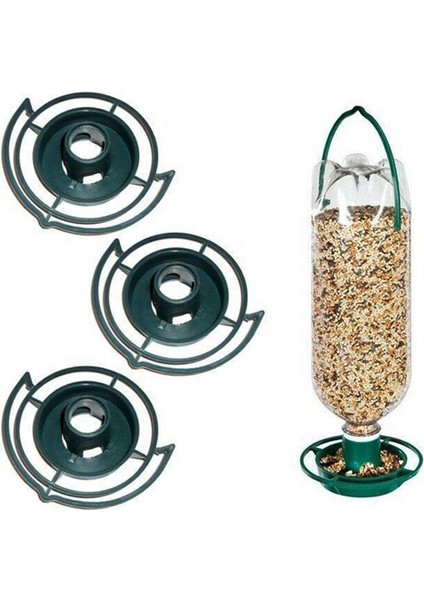 Açık Kuş Besleyici Otomatik Asma Plastik Yem Kabası Papağıcı Güvercin Pet Kapalı Şişe Ağız Docking 2 PCS (Yurt Dışından) indirimleri