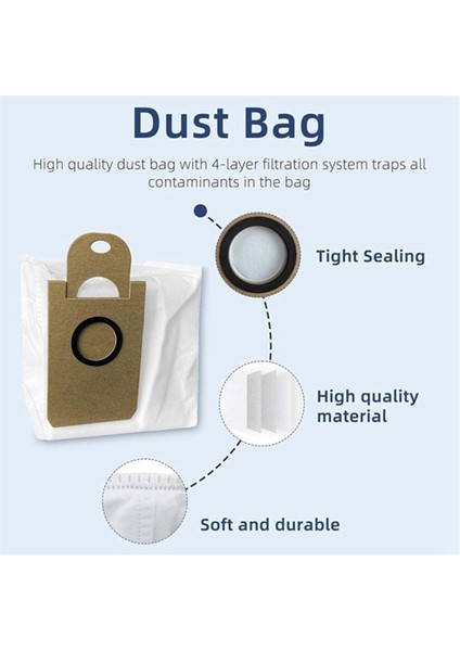 13PCS Imou L11 L11 Pro Robot Vakum Süpürücü Ana Yan Fırça Hepa Filtre Mop Bez Toz Çantası (Yurt Dışından) indirimleri