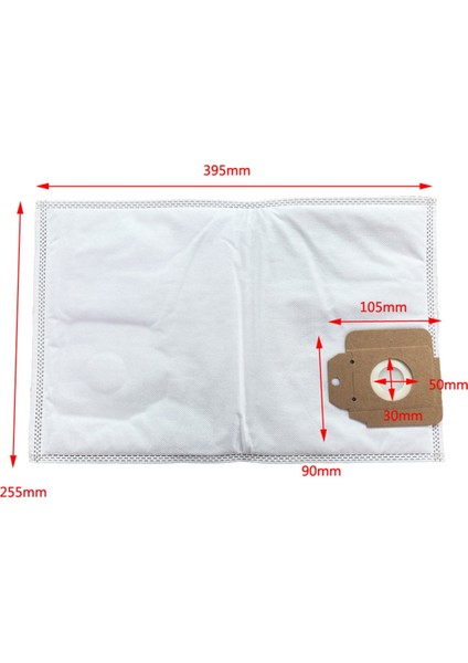 10PCS Yedek Parçalar Karcher CV30/1 CV38/2 Vakum Süpürge Aksesuarları Dokuma Olmayan Çöp Toz Çantası (Yurt Dışından) modelleri