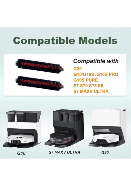 Roborock S8 Pro Ultra ve S7 Max Ultra Vakum Süpürge Söndürülebilir Kendi Kendinden Temizlik Yapma Fırçası Için Yüksek Hızlı Temizleme Fırçası (Yurt Dışından) indirimleri