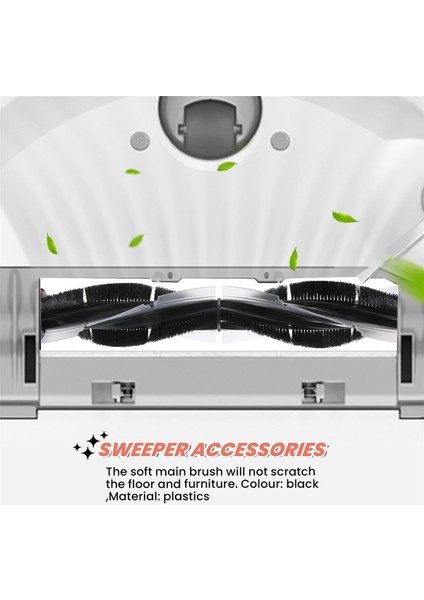 3pcs Için Neato Botvac D Serisi Yedek D3 D4 D5 D6 D7 Robot Vakum Süpürge Parçaları Ana Fırça Aksesuar Kiti (Yurt Dışından) fırsatları