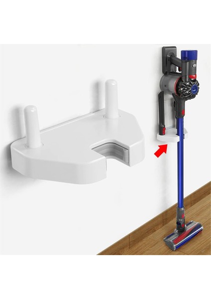 Vakum Duvar Montaj Braketi Evrensel Vakum Stand Tutucu Dyson V8 V7 V6/xiaomi/midea/shark Vakum Temizleyici Beyaz, B (Yurt Dışından) fırsatları