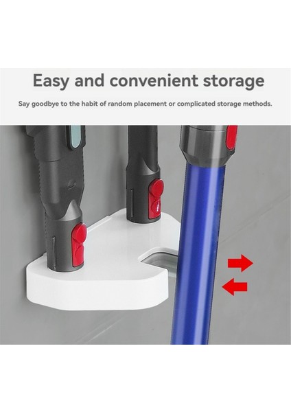 Dyson V8 V8 V7 V7 V6 /Xiaomi /Midea /Shark Vakum Evrensel Stand Yumruksuz Depolama Rafı için Vakum Duvar Montaj Braketi (Yurt Dışından) modelleri