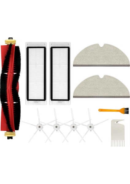Xiaomi Roborock E5 S5 Max S6 Maxv Robot Vakum ve Pos Hepa Filtresi Ana Yan Fırçalar Mop Bezi Yedek Parçalar (Yurt Dışından)
