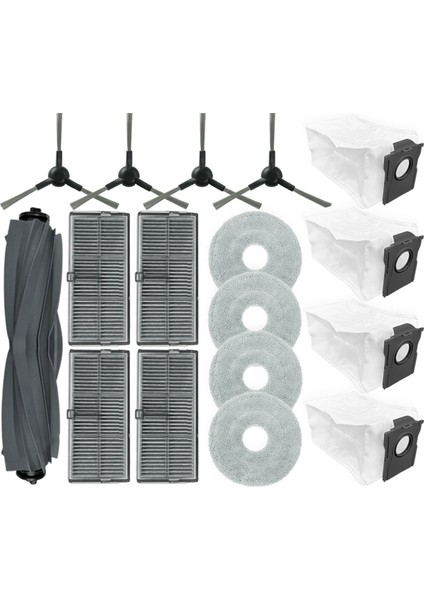 Dreame L30S Ultra, Dream L10S Ultra Gen 2 Vakum Parçaları Ana Silindir Yan Fırçası Hepa Filtre Mop Bez Toz Torbası (Yurt Dışından)