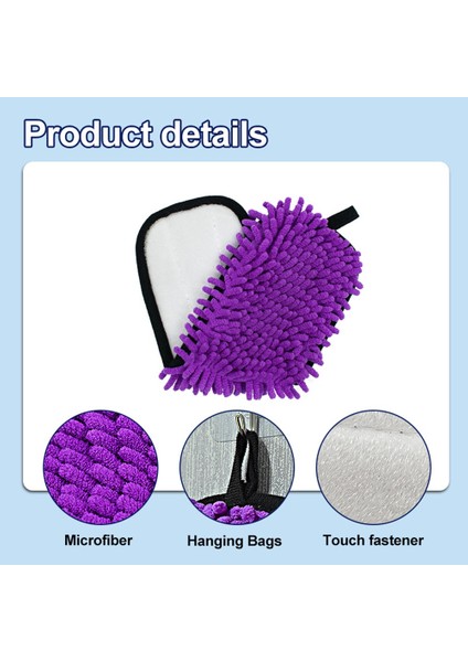 Swiffer Power Paspy Sprey Mop Bez Şönil Yeniden Kullanılabilir Zemin Temizleme Yedek Pedi Için 3pcs (Yurt Dışından) modelleri