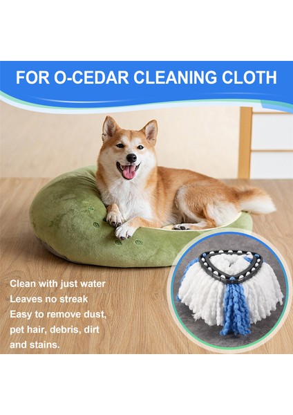 Vileda O-Cedar Rotary üçgen paspas Aksesuarları Üçgen Pamuk İplik Kafa Paspası Yedek Bez (3 PC) (Yurt Dışından) fırsatları