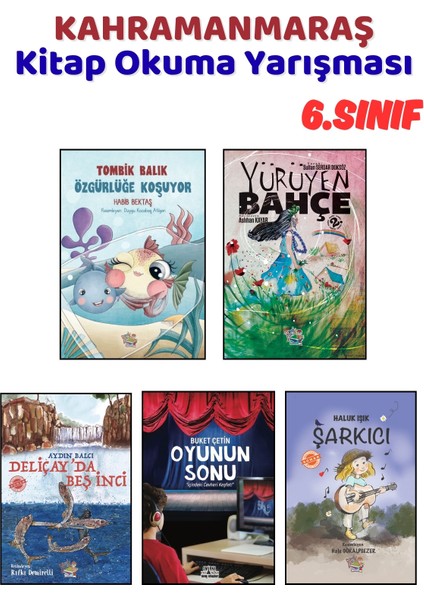 Kahramanmaraş Kitap Okuma Yarışması 6.sınıf Kitapları, 5 Kitap Set, 6.sınıf Masal Öykü
