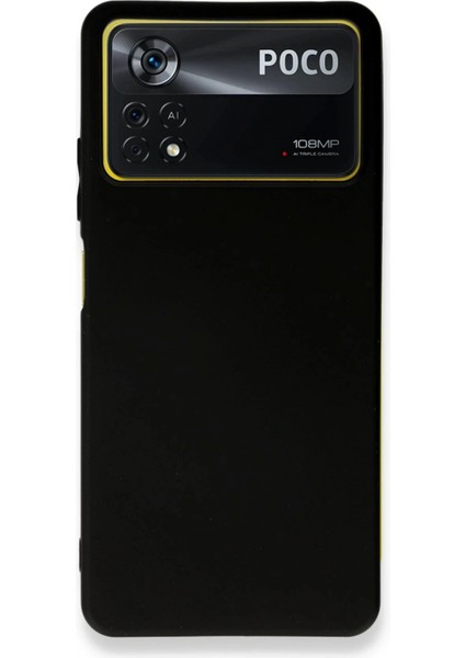 Xiaomi Poco X4 Pro 5g Kılıf First Silikon - Siyah