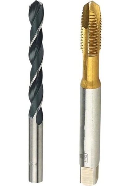 M2 Titan Kaplı Düz Kılavuz 1.6mm Hss Matkap