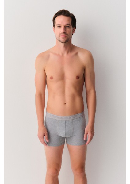 Erkek 2 Li Pamuklu Boxer