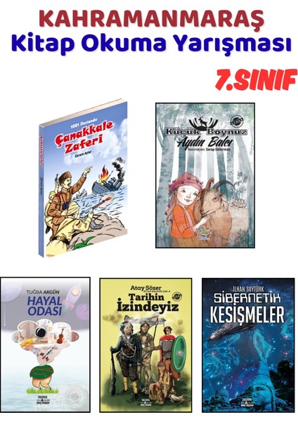 Kahramanmaraş Kitap Okuma Yarışması 7.sınıf Kitapları, 5 Kitap Set, 7.sınıf Masal Öykü