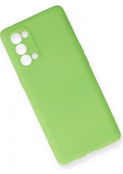 Oppo Reno 5 Pro Kılıf First Silikon - Yeşil modelleri
