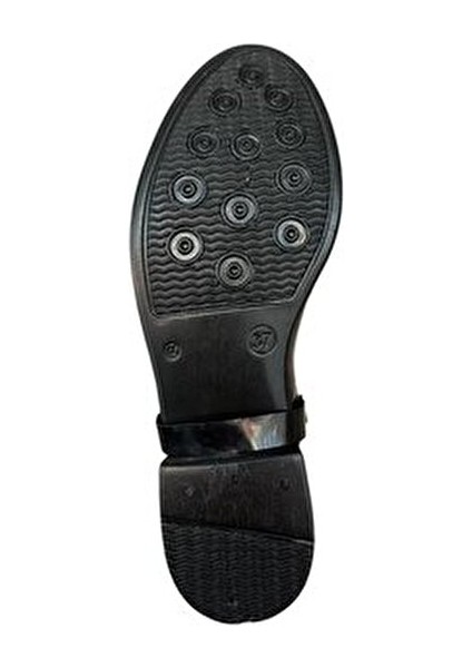 Kemerli Tokalı Kadın Yağmur Botu GRİ - SİYAH