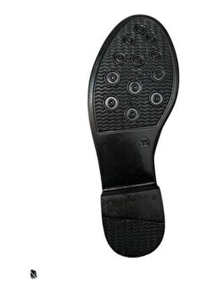 Kemerli Tokalı Kadın Yağmur Botu SİYAH - SİYAH