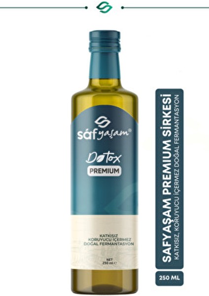 Detox Premium Doğal Sirkesi 250 ml Ödem Giderici ve Toksin Arındırıcı