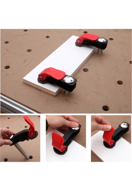 2pc Workbench Köpek Delikleri Hızlı Oyunculuk Tutma Kelepçesi Paslanmaz Çelik Ayarlanabilir Ahşap Işleme Bench Press Sabit ARAÇ-19MM (Yurt Dışından) modelleri