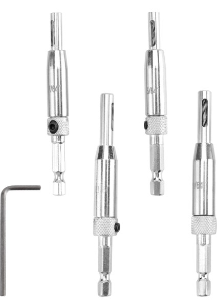 Merkez Matkap Bit Seti 5 Pcs Kendi Kendini Merkezleme Menteşe Tapper Çekirdek Matkap Bit Seti Ahşap Işleme Kapı Pencere Matkap Bitleri (Yurt Dışından) fiyatları